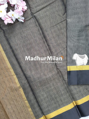 KOVAI SILK COTTON SAREE DUSTY BROWN
