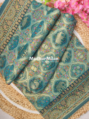 BANARASI ALFA MEENA WEAVE SAREE FIROZI