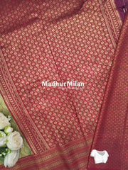 SHANTALA TISSUE SILK SAREE DUSTY RAMA PINK