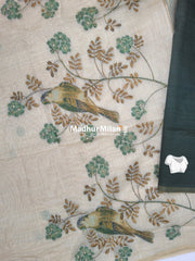 SPARROW KOVAI COTTON SAREE CHIKU GREEN