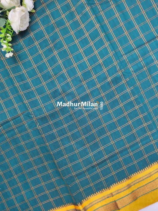 ILKAL BOX CHECKS SAREE RAMA