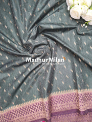 BANARASI COTTON LOOMS DUSTY GREEN IRON