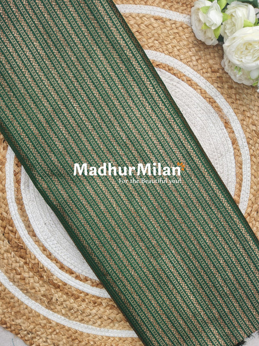 BANARASI ZARI WOVEN SAREE GREEN