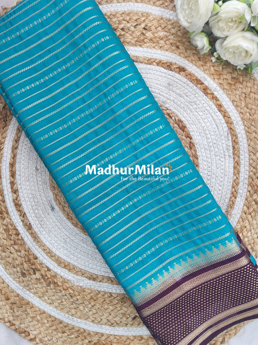 SEMI MYSORE CREPE SAREE RAMA