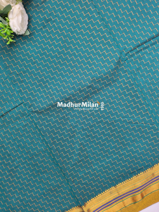 ILKAL ZIG ZAG SAREE RAMA