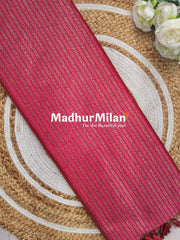 BANARASI ZARI WOVEN SAREE PINK