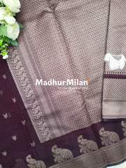 KOVAI SILK COTTON SAREE WINE