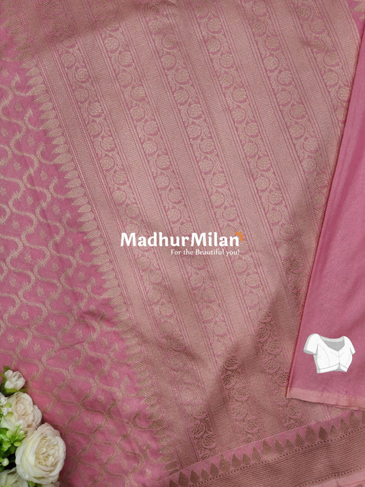 CHARVI BANARASI CREPE SILK SAREE THULIAN