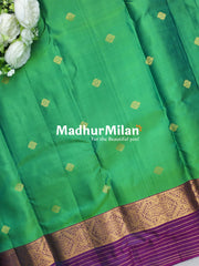 KORVAI BUTTA BORDER LINES BORDER SAREE RAMA PURPLE